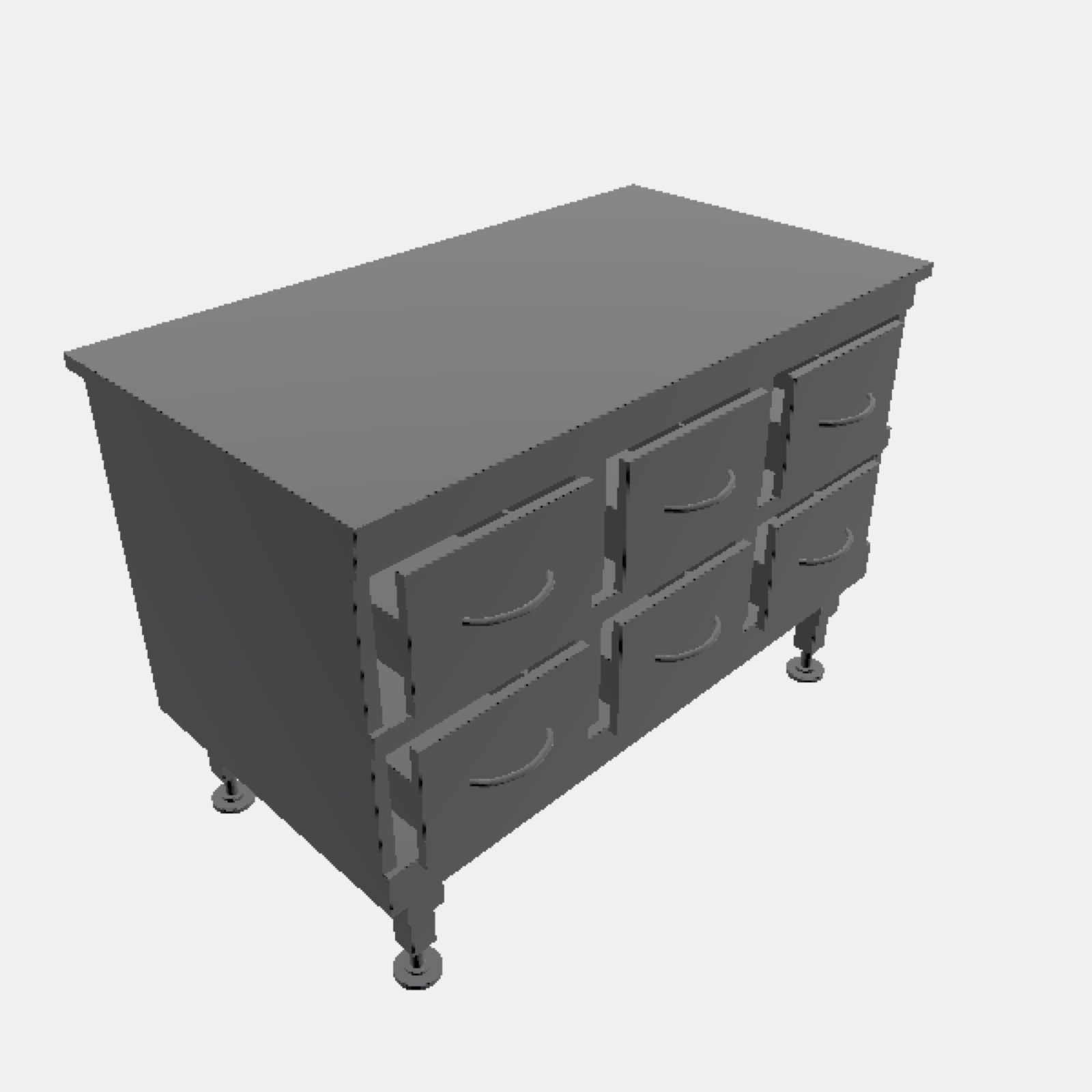 Visual mesh of a cabinet