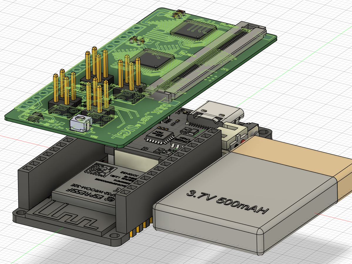 Smart Insole Ver1 — PCB with multiplexers and ESP32